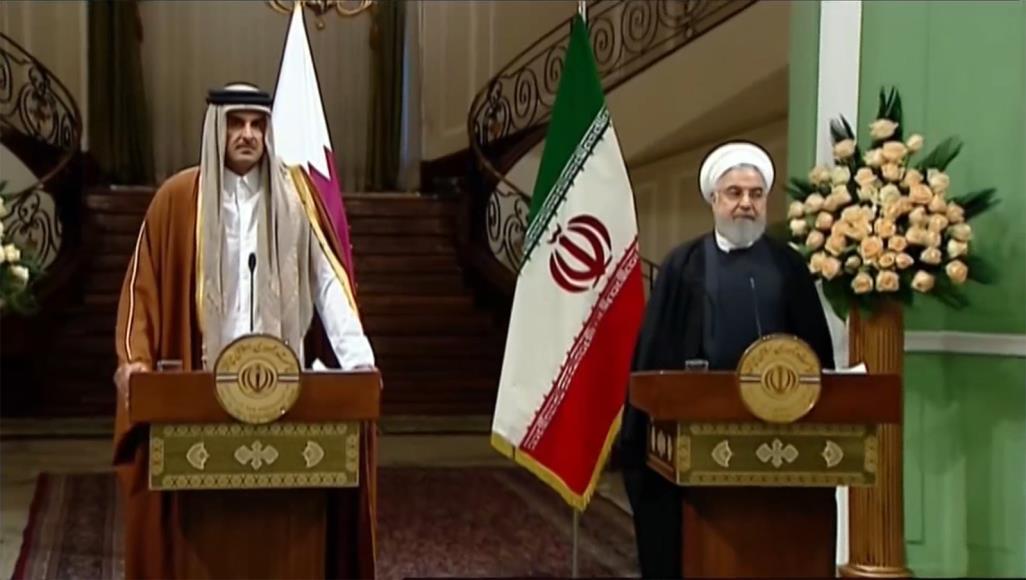 أمير قطر: نقدر دور إيران خلال الحصار وفتحها أجواءها وموانئها لنا