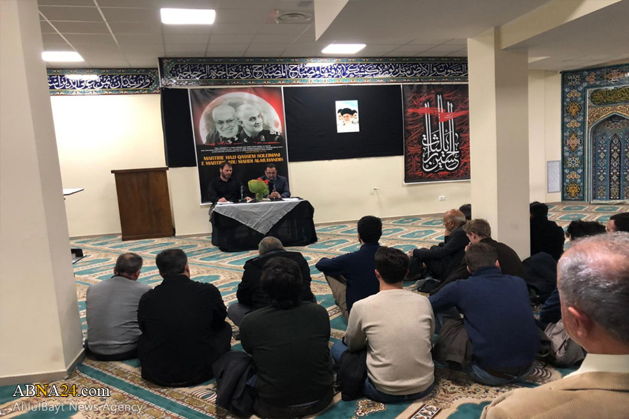 Photos: Commemoration ceremony for General Soleimani, Abu Mahdi al-Muhandis martyrdom in Rome, Italy