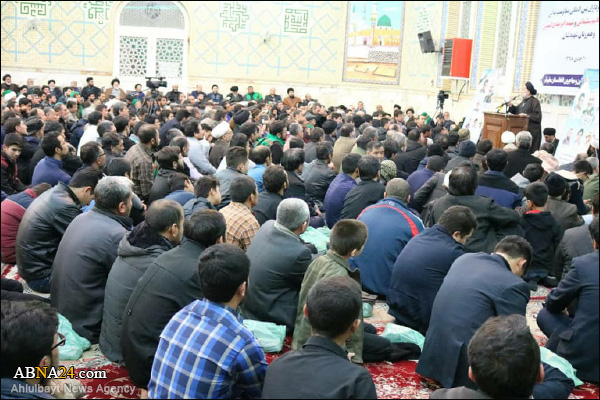 Commemoration ceremony for General Soleimani's martyrdom by Afghan refugees residing in Qom