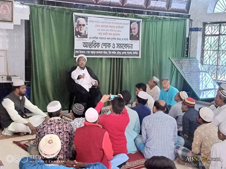 Photos: Commemoration ceremony for General Soleimani's martyrdom in Noornegar, Bangladesh