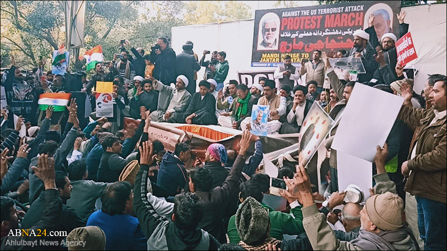 Anti-US protest held in Delhi over martyrdom of General Soleimani