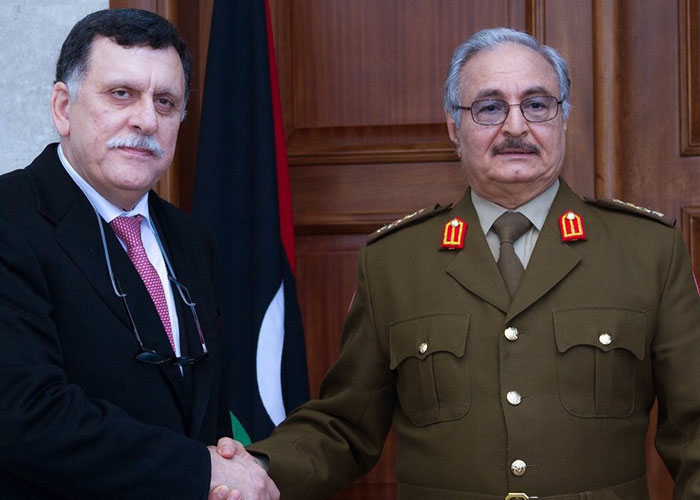 "خليفة حفتر و فايز السراج" يلتقيان في موسكو