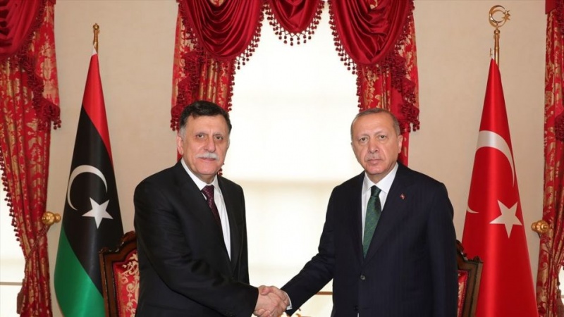 Erdoğan ile Libya Başbakanı Fayiz El Sarraç görüştü