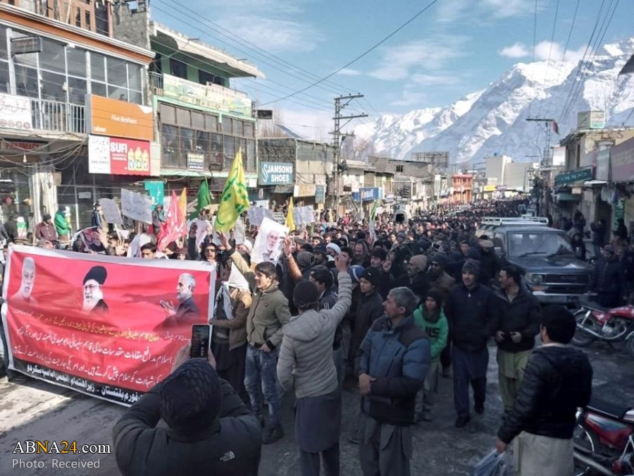 Photos: Anti-US protest held in Gilgit-Baltistan over martyrdom of General Soleimani