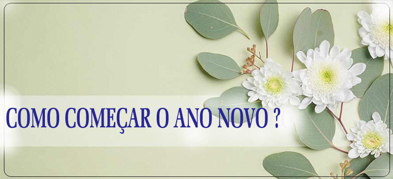 COMO COMEÇAR O ANO NOVO? /1