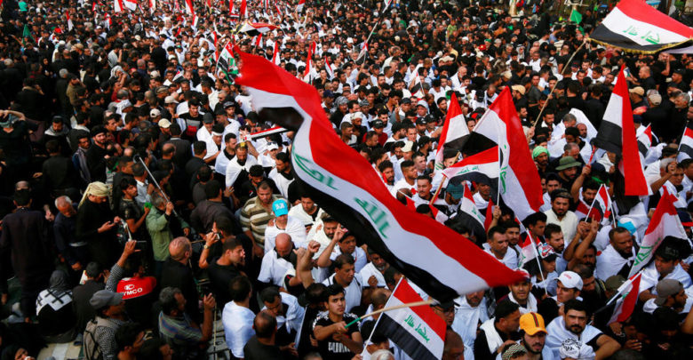 الصدر يدعو الى تظاهرة مليونية تنديداً بالوجود الاميركي