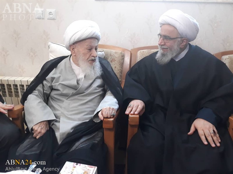Photos: Secretary-General of AhlulBayt (a.s.) World Assembly meets with Ayatollah Mahfouzi