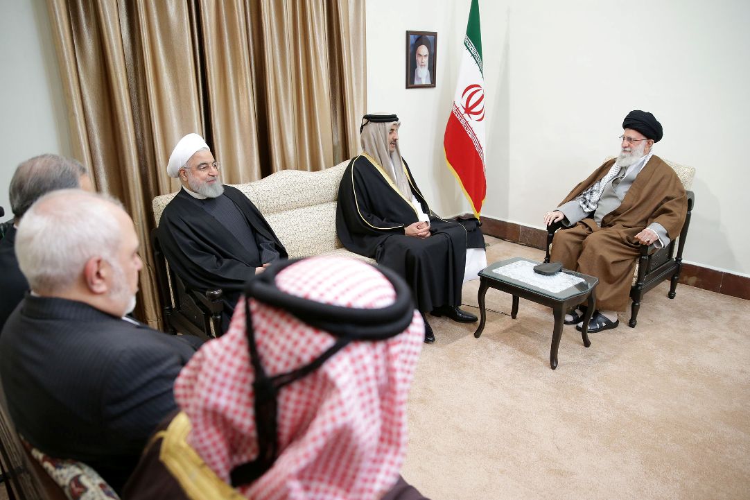 Incontro Khamenei e l'Emiro del Qatar - Gli Stati Uniti e i suoi alleati causano problemi nella regione