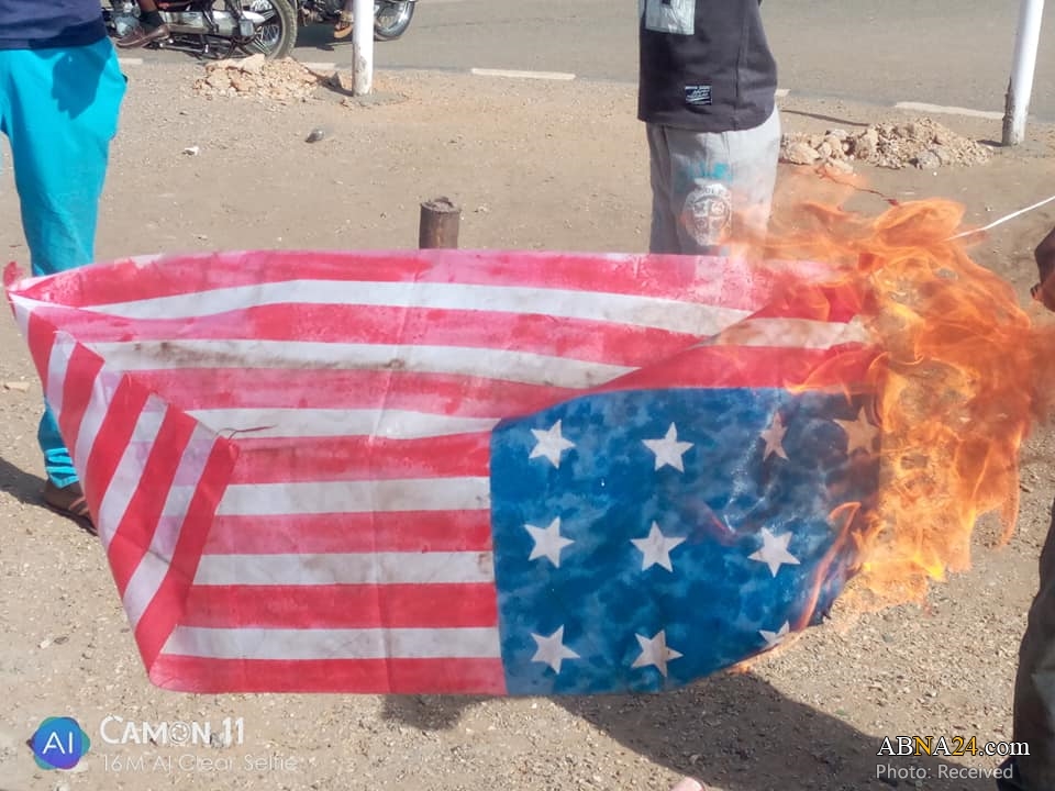 Photos: Nigerian Shiite demonstration, burning US flag in Katsina