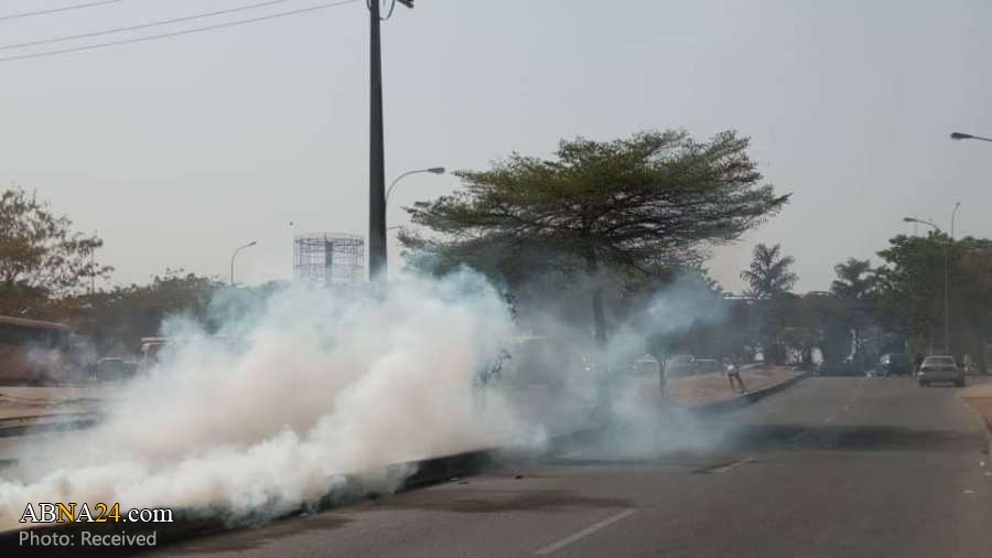 Photos: Nigerian police attack Shiite peaceful demonstration