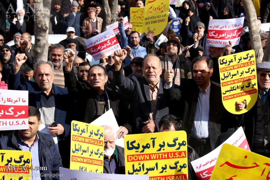 تقارير مصورة / مسيرات واسعة في اصفهان دعما للحرس الثوري وتنديدا بالجريمة الامريكية