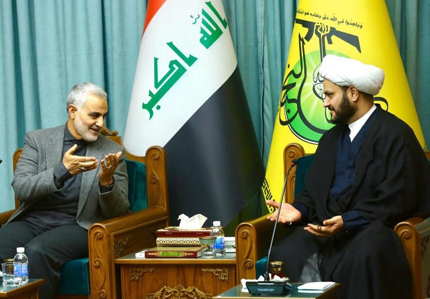 الفريق الشهيد سليماني: افتخر بان اكون جنديا الى جانب النجباء