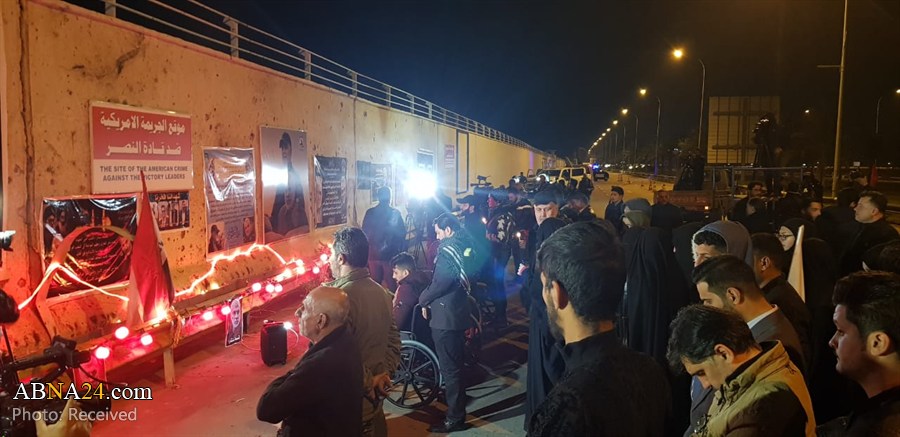 伊拉克民众在苏莱曼尼和穆哈迪斯牺牲处举行宗教纪念仪式