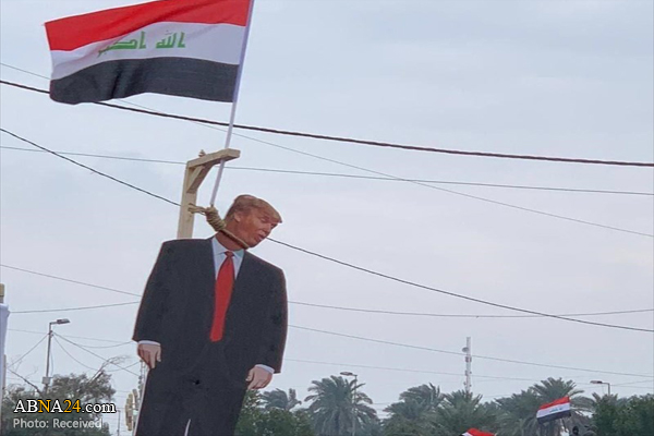 Iraqi protesters hang Trump, US soldiers dummies (+ Video, Photos)
