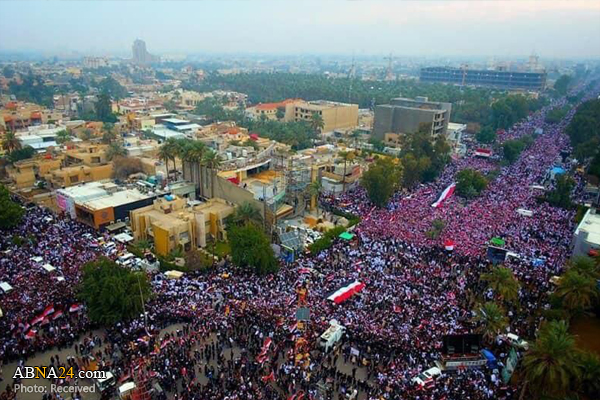 Video: Millions of Iraqis rally against US terrorist regime