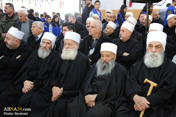 Photos: Commemoration Ceremony for Gen. Soleimani, Abu Mahdi al-Muhandis by Druze scholars in Syria