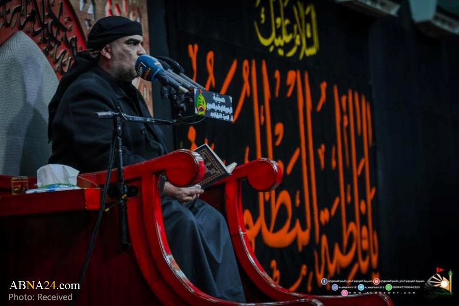 تصویری رپورٹ/ بصرہ میں حضرت زہرا (ع) کے یوم شہادت پر مجلس عزا