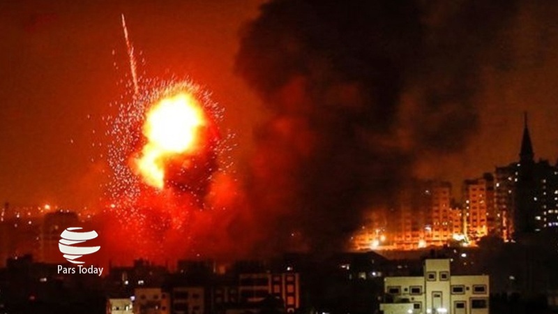 Raid del regime sionista su Gaza