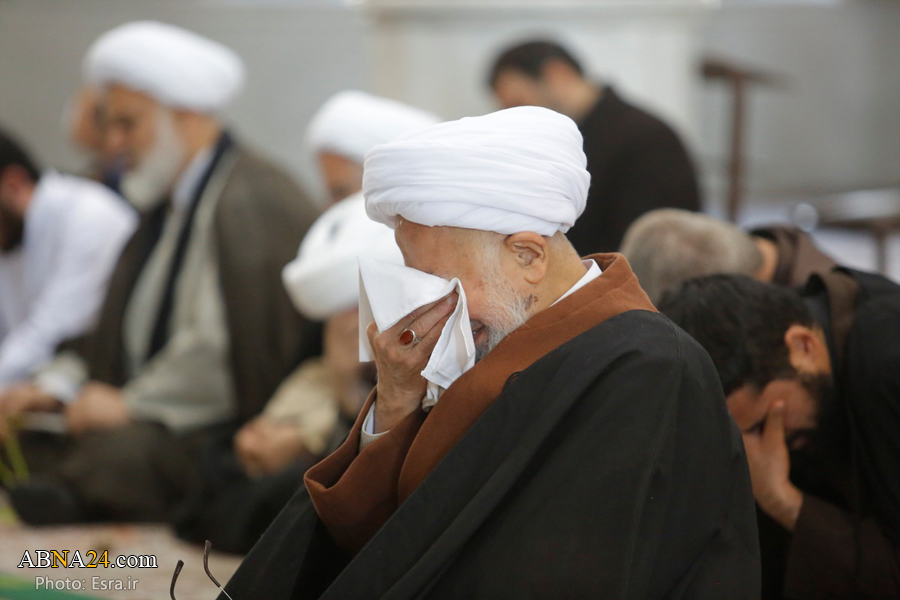 Photos: Ayatollah Javadi Amoli attends at mourning ceremony for martyrdom of Hazrat Fatima (SA)