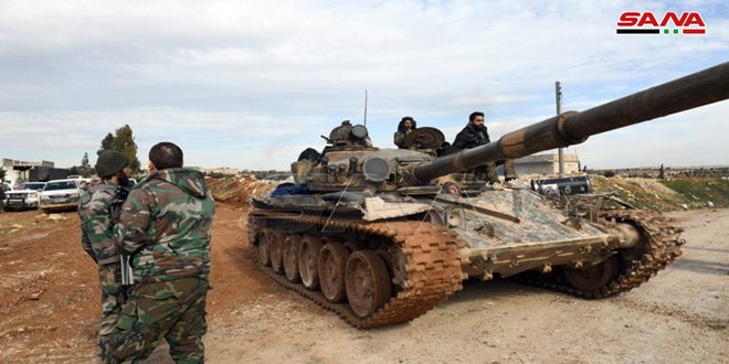 L’armée libère le village de Khalssa sur l’axe Khan Toman dans la banlieue d’Alep