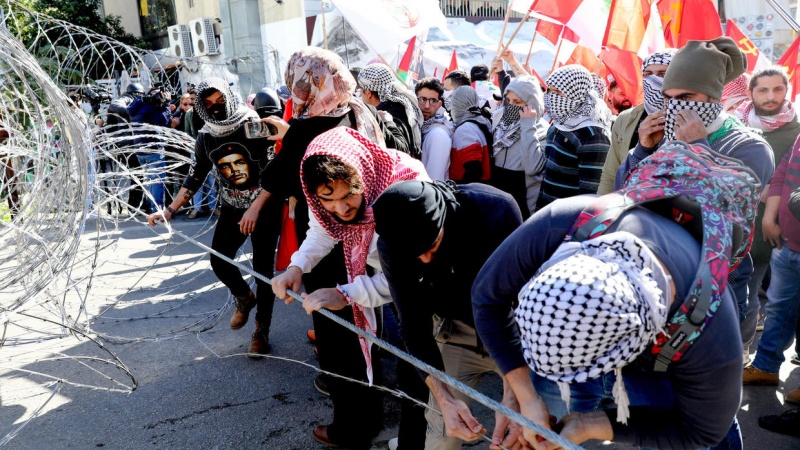 Libanon: Protest vor US-Botschaft gegen Trumps-Nahostplan