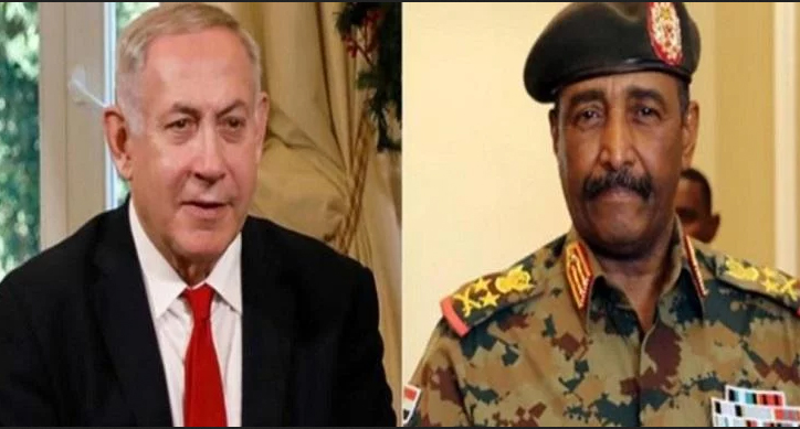 نتنياهو يلتقي البرهان ويعلن الاتفاق على تطبيع العلاقات بين إسرائيل والسودان