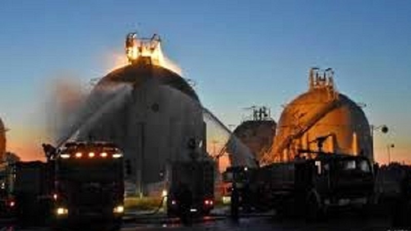 Минометная атака на газовые станции в Сирии