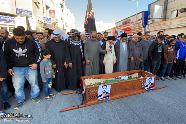 Photos: Funeral ceremony for Bahraini martyr in Manama