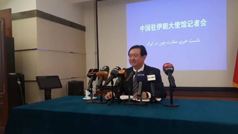 中国大使が、新型肺炎に対するイランメディアの対応に感謝