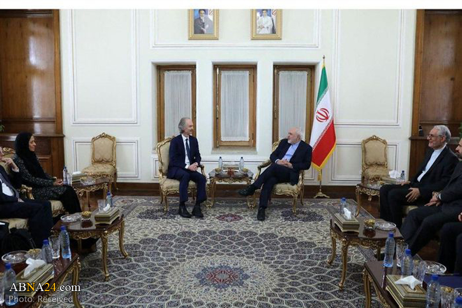 Iranian FM, UN envoy discuss Syria