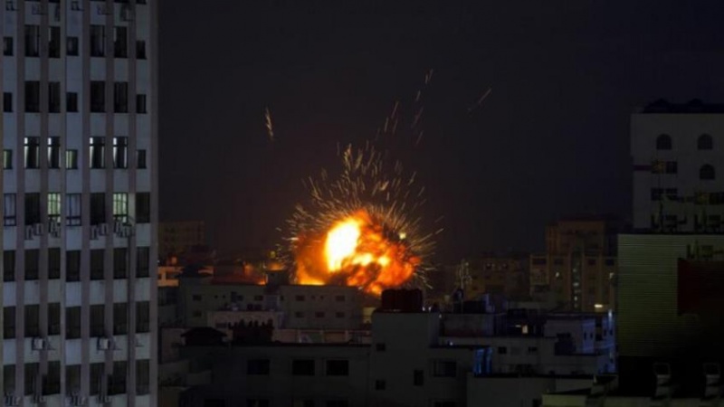イスラエル軍の無人機が、ガザを空爆