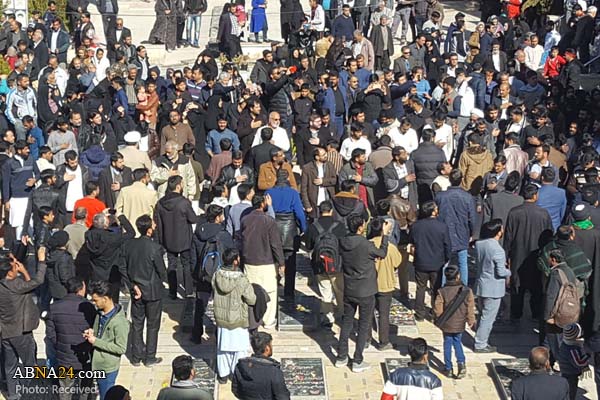 Tawaga Da Ga Pakistan Sun Ziyyarci Kabarin Shahid kassim Sulemani