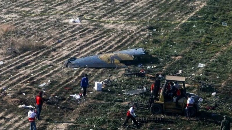 Скандальный звуковой файл о падении украинского самолета