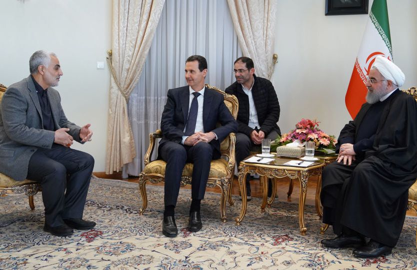 مسؤول إيراني يفجر مفاجأة: هذا ما كان يفعله "قاسم سليماني" داخل مكتب بشار الأسد
