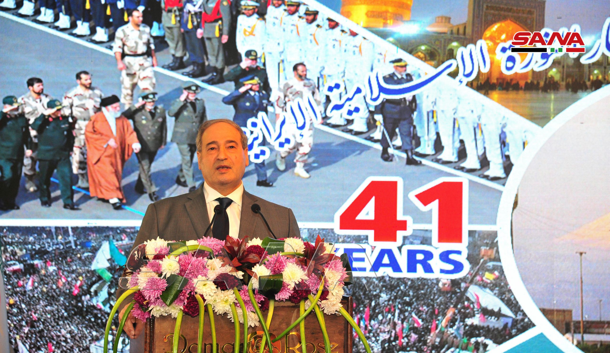 دمشق.. احياء الذكرى 41 لانتصار الثورة الاسلامية في ايران + (صور)