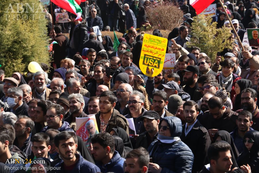 تقرير مصور / مشاركة واسعة للشعب الايراني في الذكرى السنوية لانتصار الثورة الاسلامية