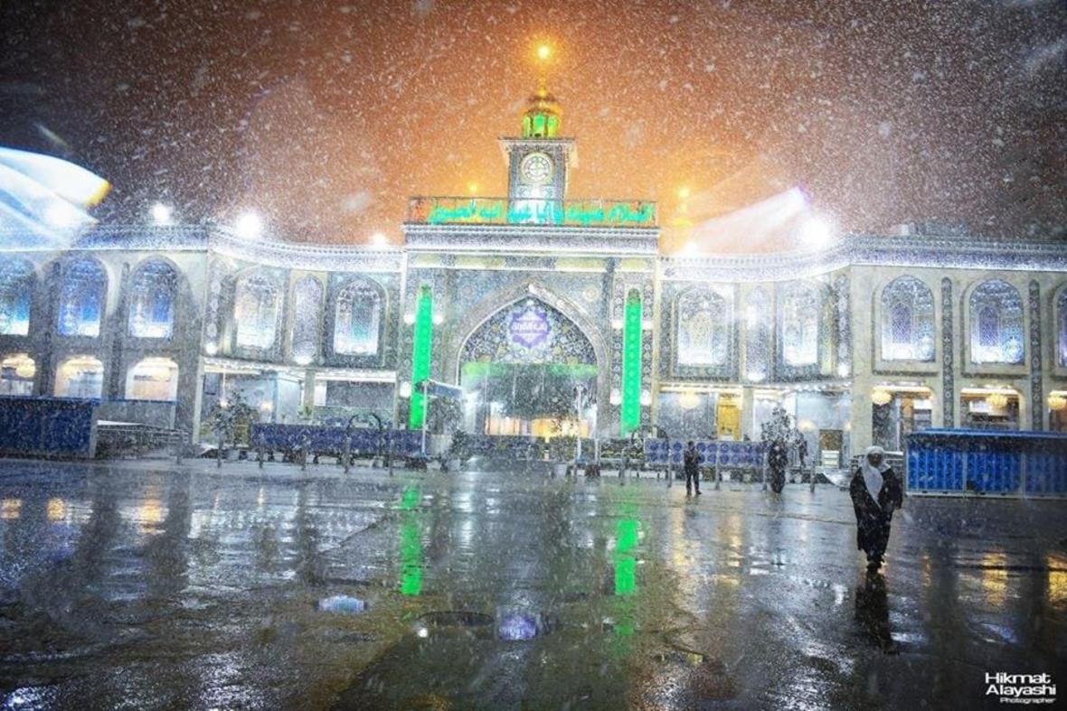 圣城麦加下雪+照片和视频