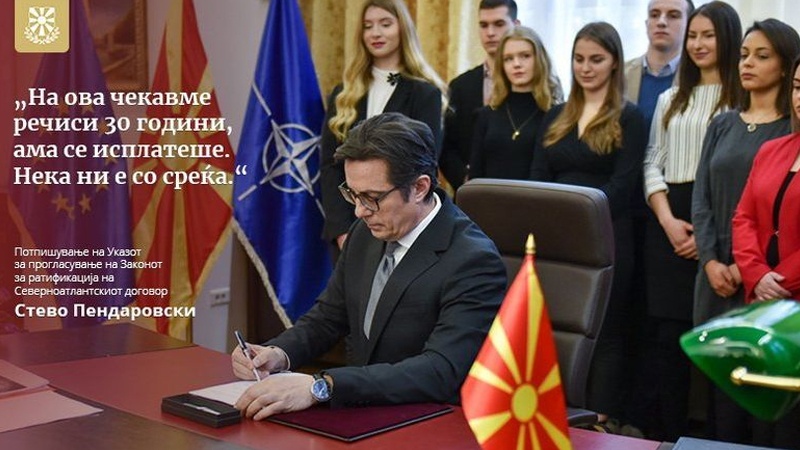 Kuzey Makedonya NATO’ya katılıyor