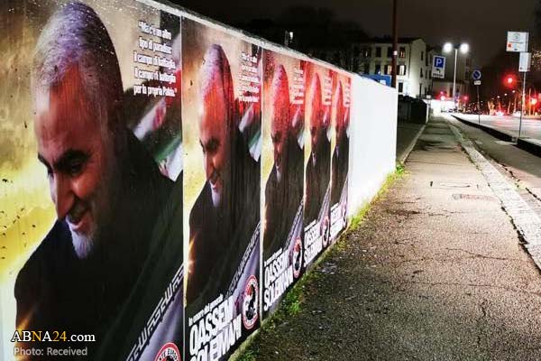 Europe honors Gen. Soleimani: Posters adorn cities across Italy