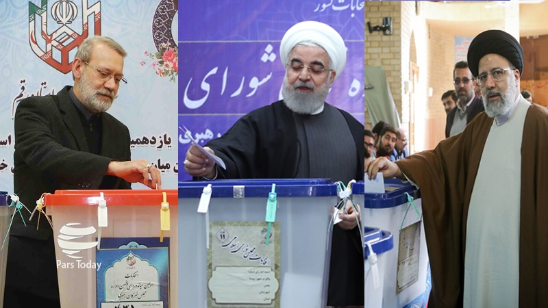 イランの三権の長が投票
