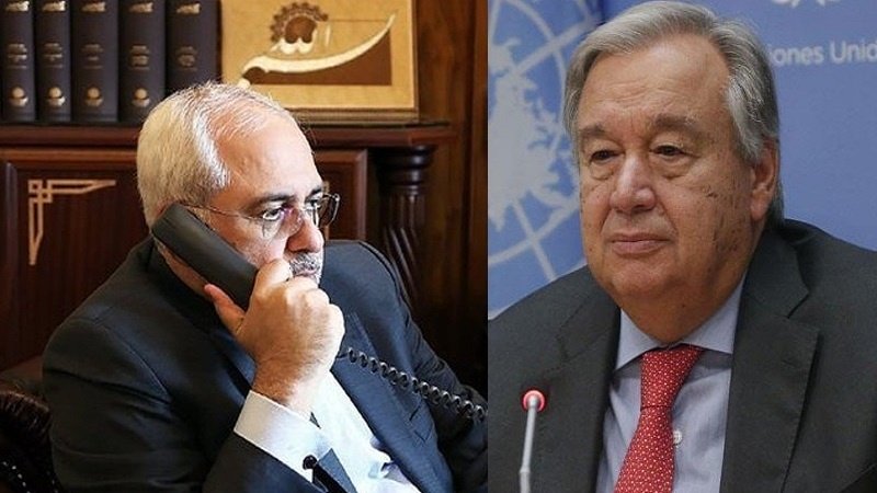 Zarif ve Guetteres Afganistan'ı görüştüler