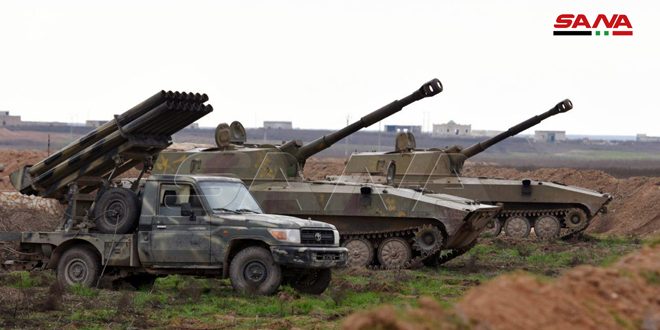 L’armée libère les villages de Cheikh Dames et Hantoutine dans la banlieue sud d’Idleb