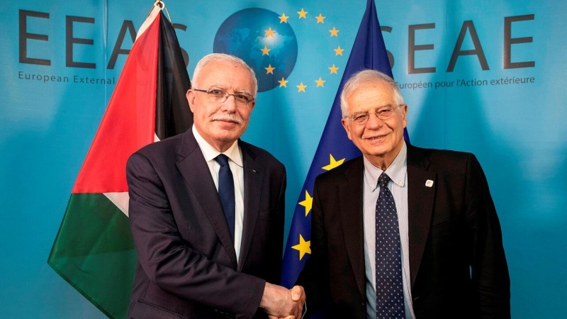 ＥＵが、パレスチナの独立国家樹立を支持