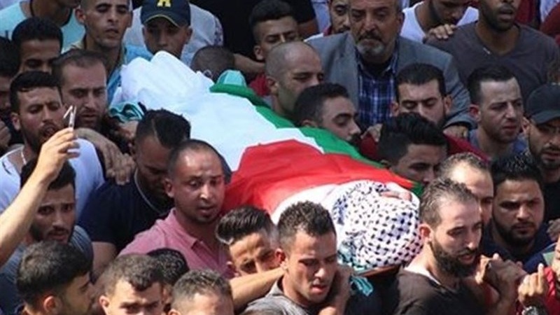 ガザ地区で、パレスチナ人青年がイスラエル軍の銃撃により殉教