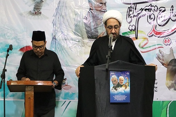 Gedenkveranstaltung zu Ehren des Märtyrers General Soleimani in Indonesien