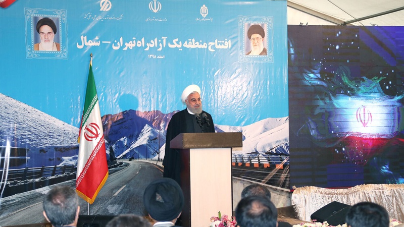 Rouhani Resmikan Jalan Tol Tehran ke Utara Iran