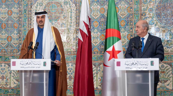 Shugaban Kasar Aljeriya Ya Tattauna Da Sarkin Qatar