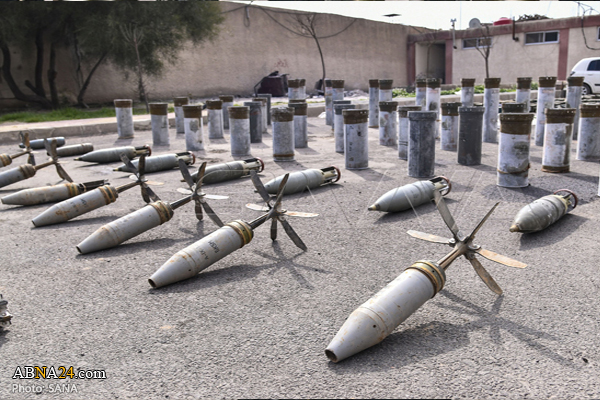 Syrian forces find weapons, ammunition, drugs left by terrorists in southern region (Photos)