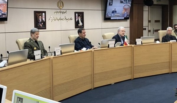 اللجنة الوطنية الايرانية لمكافحة فيروس كورونا تعقد اجتماعها الخامس