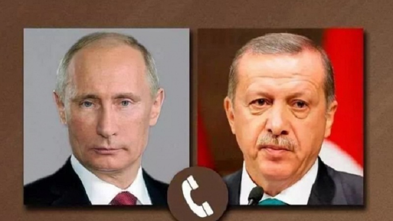 Erdoğan ve Putin Telefonda Görüştü